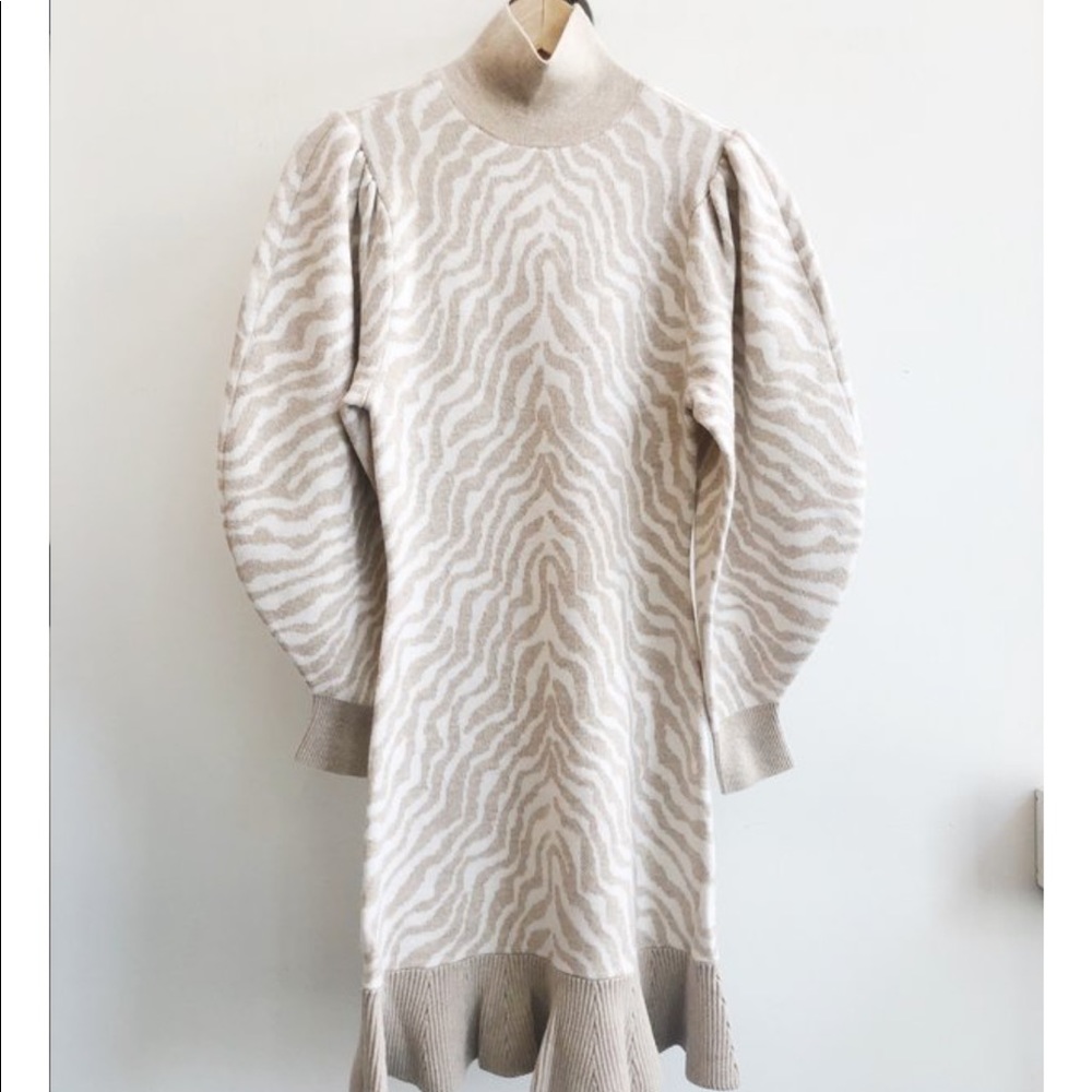 NWT Ulla Johnson Animal Print Dress Size M